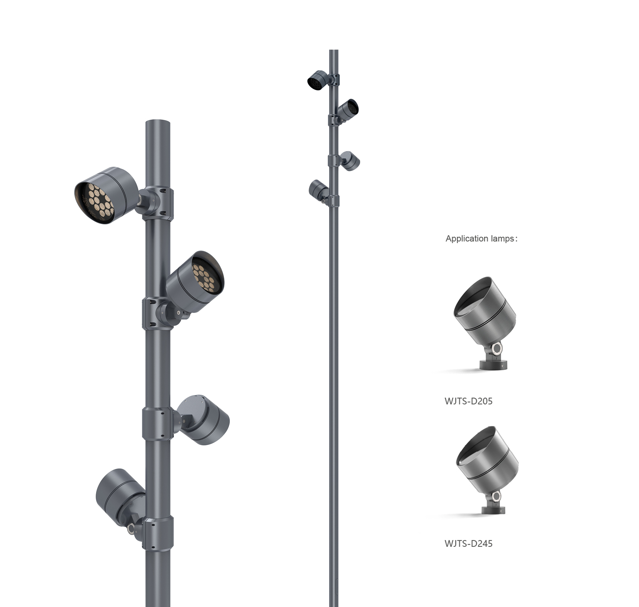 SHUISHI Multi Pole Mounted Flood Light2