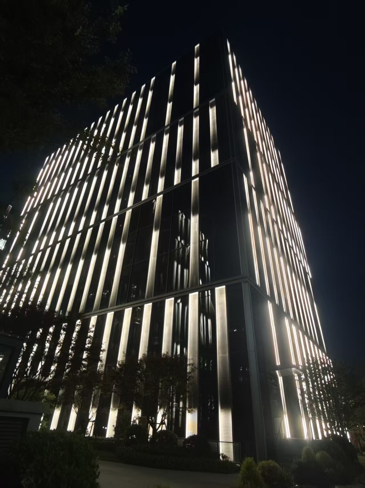 Shanghai Deli Building Façade Lighting Project (2)